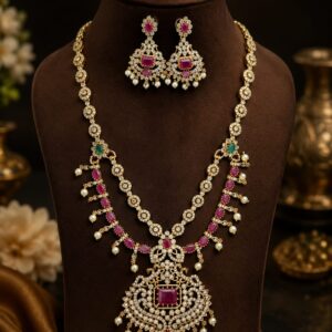 Ad Stone Haram Necklace Set